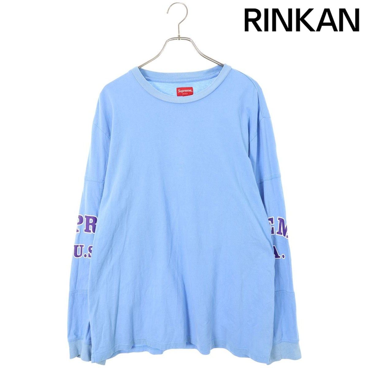 シュプリーム 20AW Cutout Sleeves L/S Top 袖プリント長袖カットソー メンズ L