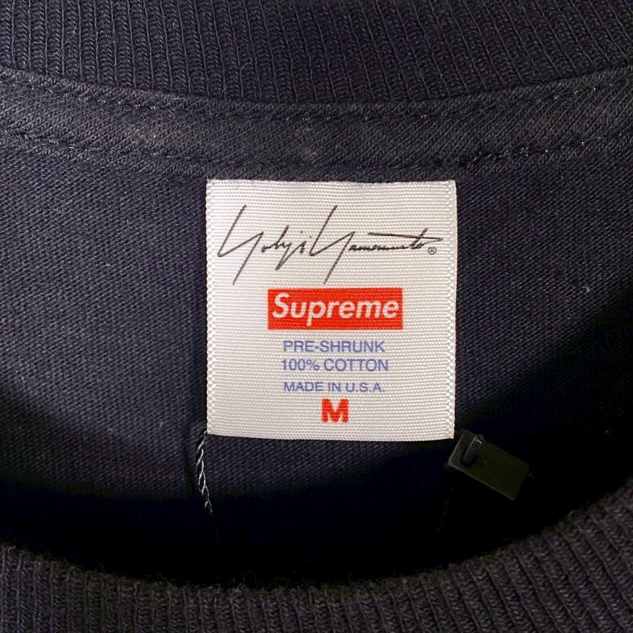 『YOHJI YAMAMOTO × SUPREME』ヨウジヤマモト × シュプリーム (M) 山本耀司グラフィックTシャツ カットソー