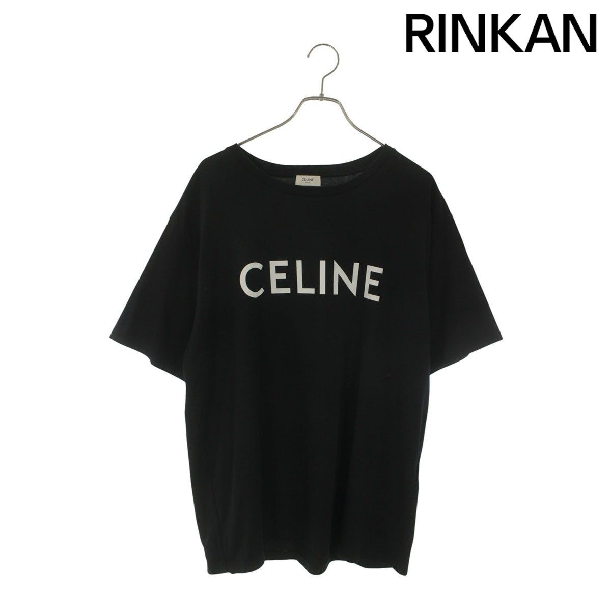 セリーヌ 2X681671Q ロゴプリントルーズフィットTシャツ メンズ XL