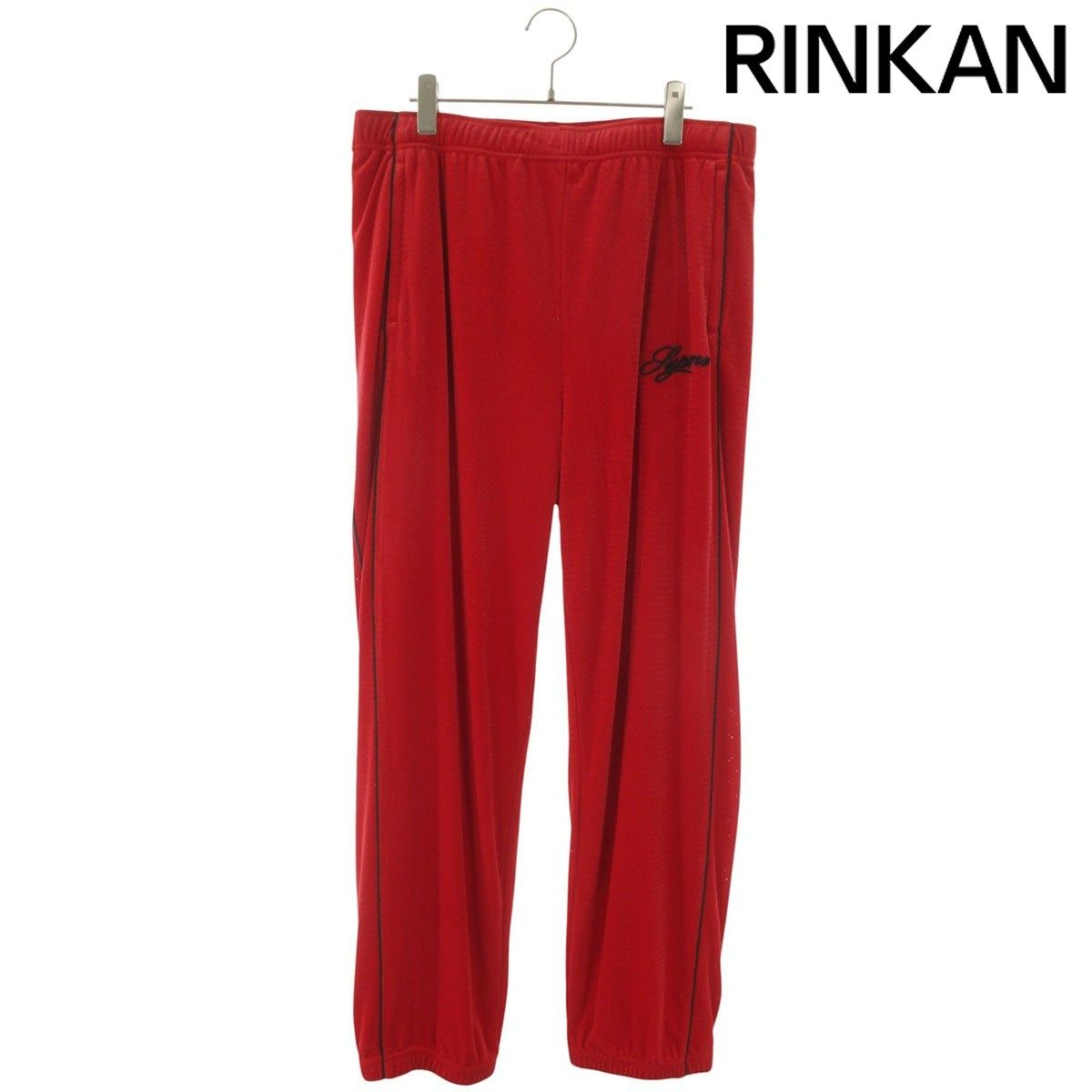 シュプリーム 26SS Velour Mesh Track Pant ベロアメッシュトラックロングパンツ メンズ M
