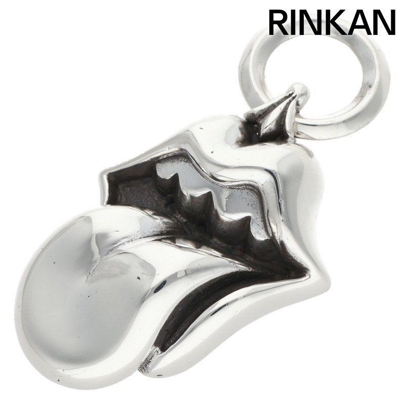 クロムハーツ LIPSTONGUE PENDANT/リップアンドタンペンダント シルバーネックレストップ メンズ