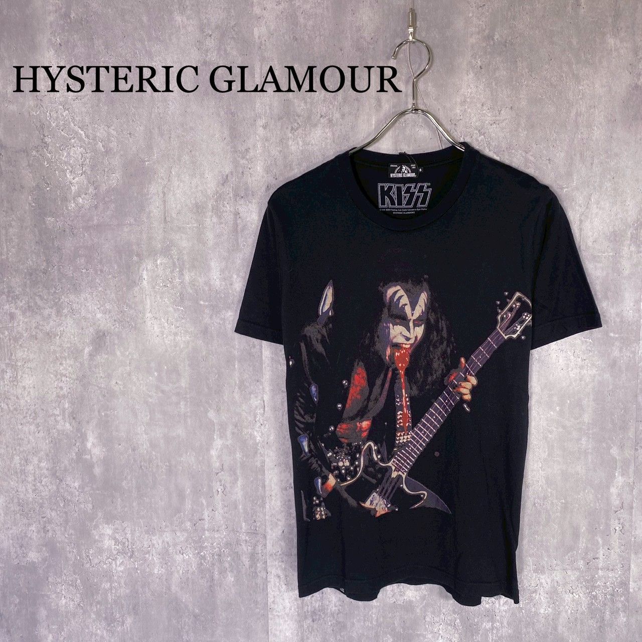 『HYSTERIC GLAMOUR』ヒステリックグラマー (M) KISS プリントTシャツ カットソー