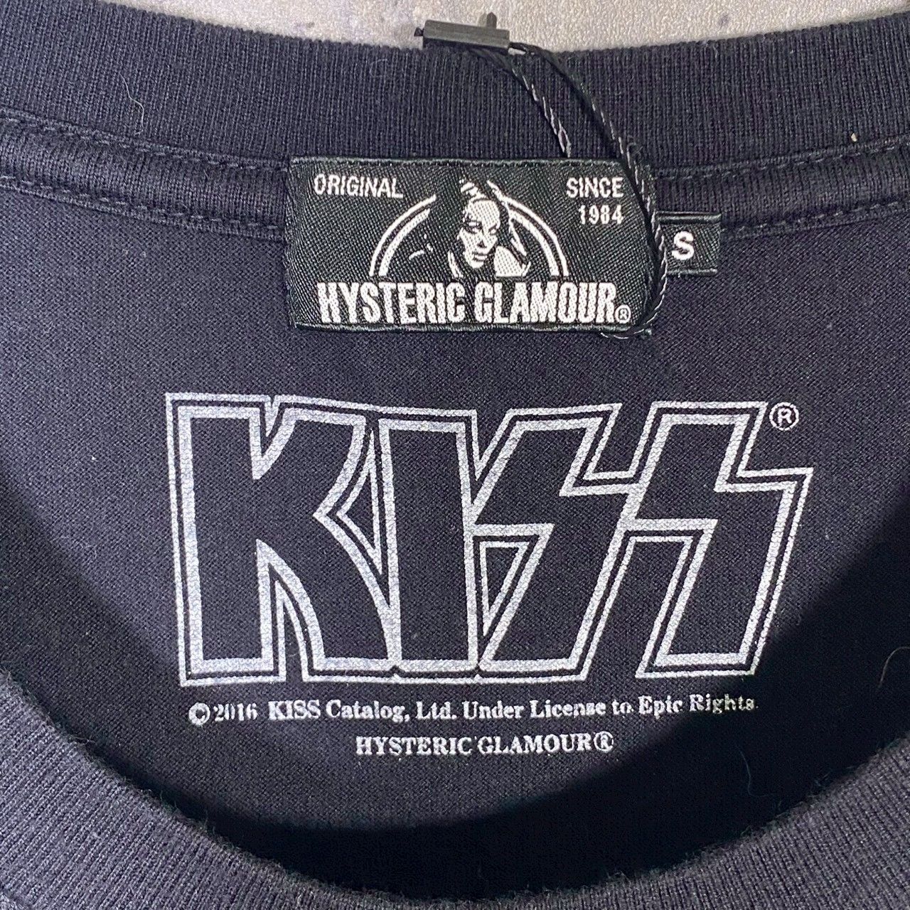 『HYSTERIC GLAMOUR』ヒステリックグラマー (M) KISS プリントTシャツ カットソー