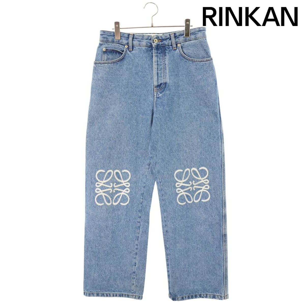ロエベ H526Y11X71 アナグラム刺繍バギーデニムパンツ メンズ 46 81,521円