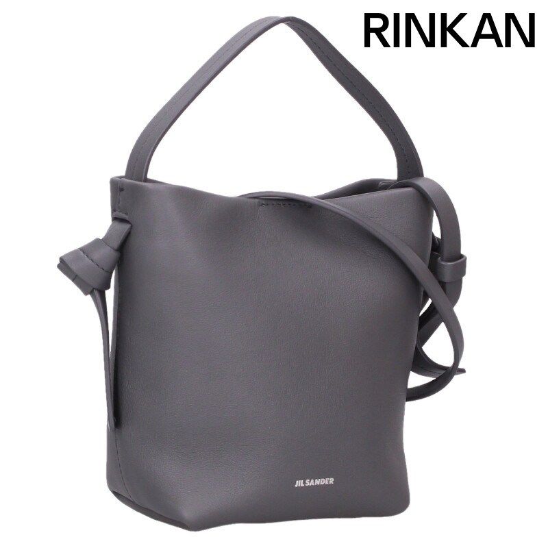 ジルサンダー J07ZI0001 KNOT HOBO MINI ノットホーボーミニレザーショルダーバッグ レディース