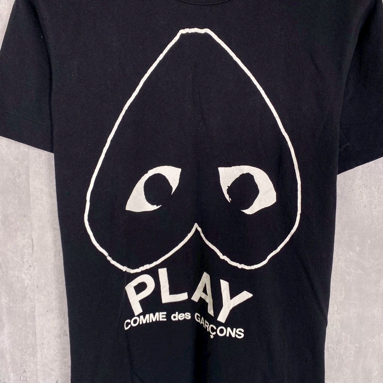 『PLAY COMME des GARÇON』プレイコムデギャルソン (S) ラインハートプリントTシャツ レディース 『PLAY COMME des GARÇON』プレイコムデギャルソン (S) ラインハートプリントTシャツ レディース
