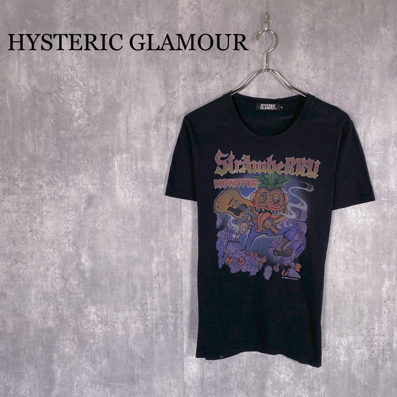 『HYSTERIC GLAMOUR』ヒステリックグラマー (S) ストロベリーモンスター Tシャツ カットソー