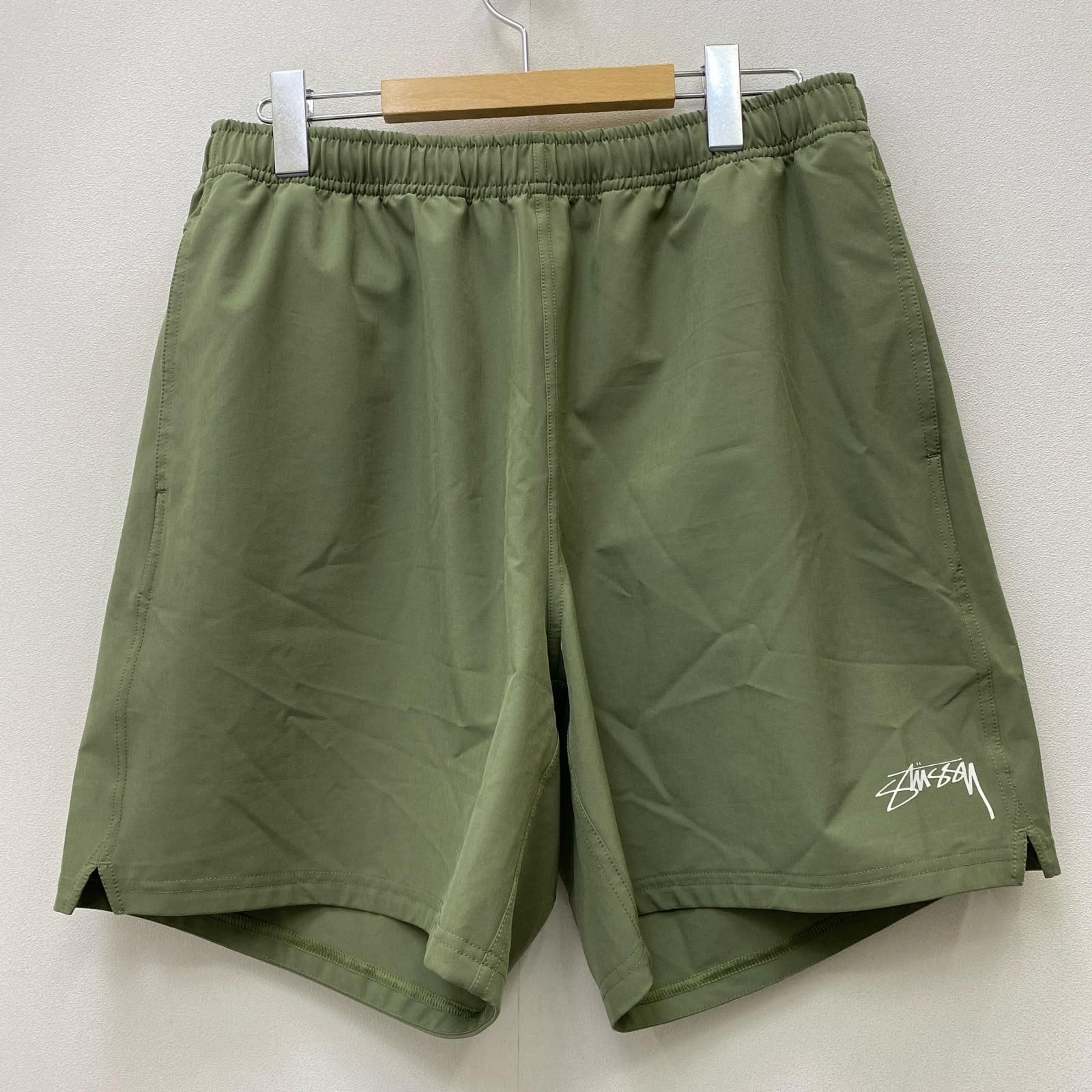 【加古川店】 中古 STUSSY | ステューシー ショートパンツ SPORT SHORT 112345 カーキ サイズ:M 【107】