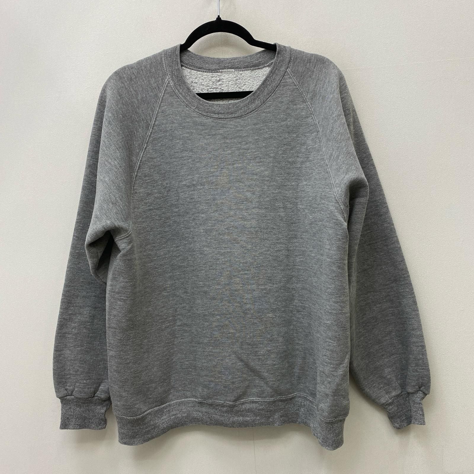 【加古川店】 中古 VINTAGE衣料 | ヴィンテージイリョウ スウェット Raglan crewneck sweat 60-70s グレー 【101】