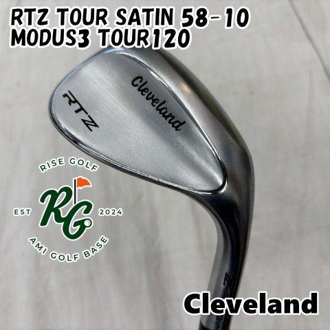 【中古】ウェッジ クリーブランド RTZ TOUR SATIN 58-10◆MODUS3 TOUR120◆S◆58[8682]