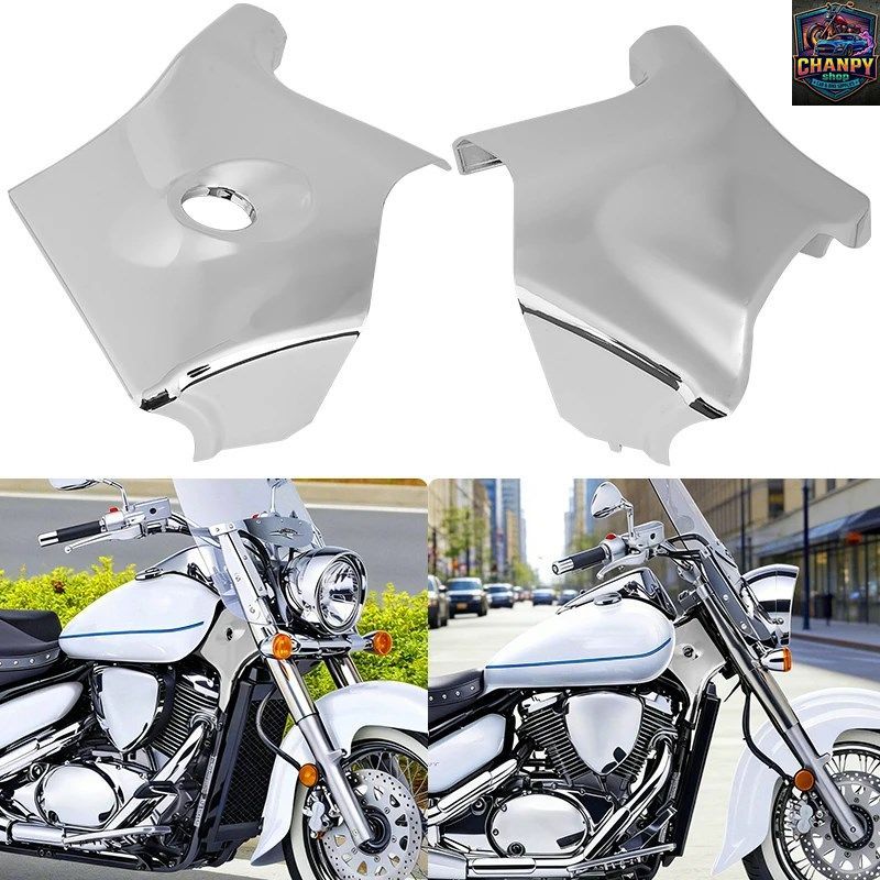 オートバイ用フロントフォークアッパーフレームネックカバー BOULEVARD C50 M50 VL400 VL800 2001-2017