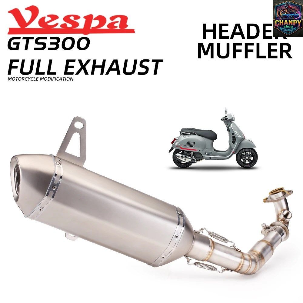 VESPA GTS 250 2007-2017 - 20 フルシステム排気管マフラー