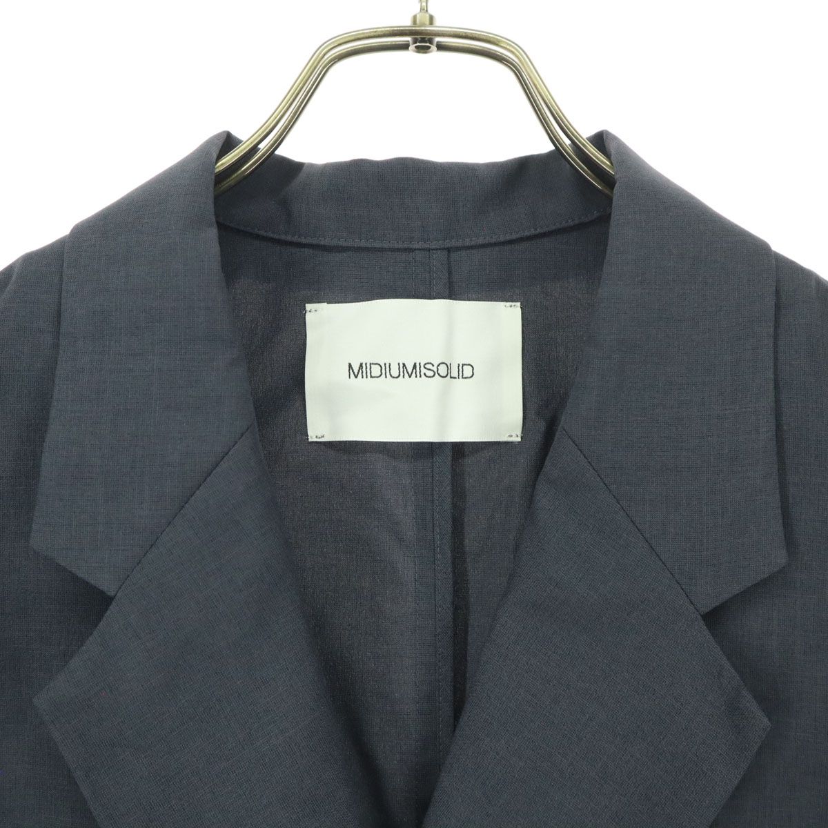 美品 MIDIUMISOLID ミディウミソリッド 日本製 ノースリーブ 
