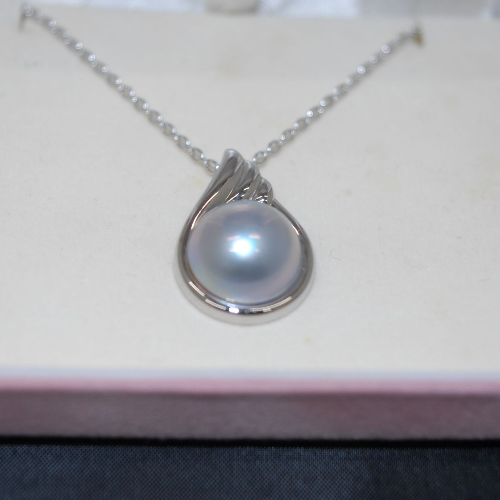 36MS0206 美品 保証書付 TASAKI 田崎真珠 マベパール ネックレス