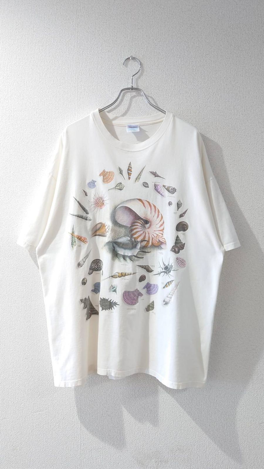 90’s Hanes Seashell print T-shirt XXL 7,690円