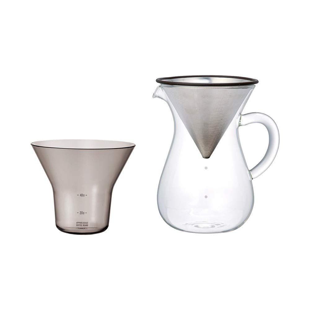 KINTO (キントー) SCS コーヒーカラフェセット 4cups ステンレス 電子レンジ・食洗機対応 ギフト プレゼント 27621★