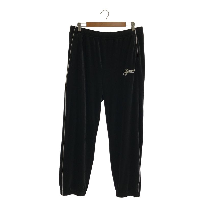 【中古】Supreme Velour Mesh Track Pant サイズM 黒 シュプリーム[91]