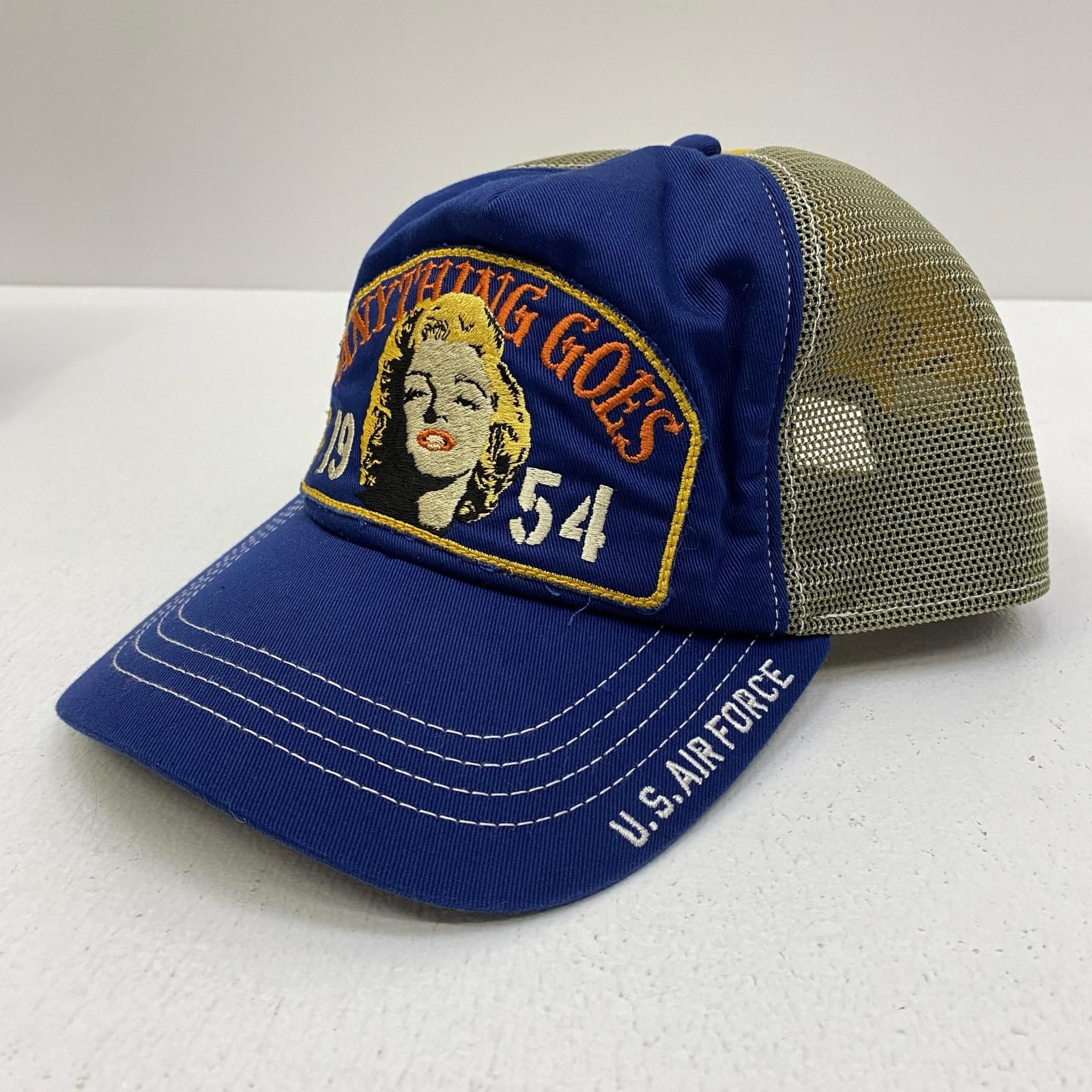 【加古川店】 中古 TOYS McCOY | トイズマッコイ キャップ Marilyn Monroe:anything goes ブルー 【118】 加古川店】 中古 TOYS McCOY | トイズマッコイ キャップ Marilyn
