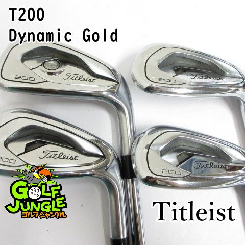 中古】アイアンセット タイトリスト T200 Dynamic Gold S200 30