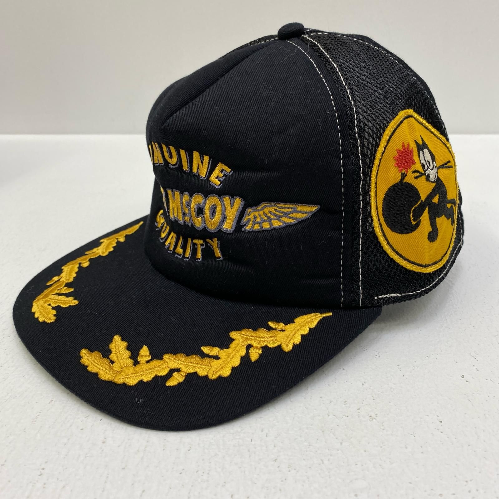 【加古川店】 中古 TOYS McCOY | トイズマッコイ キャップ MESH CAP FELIX THE CAT 100TH ANNIV tma2002 ブラック 【118】