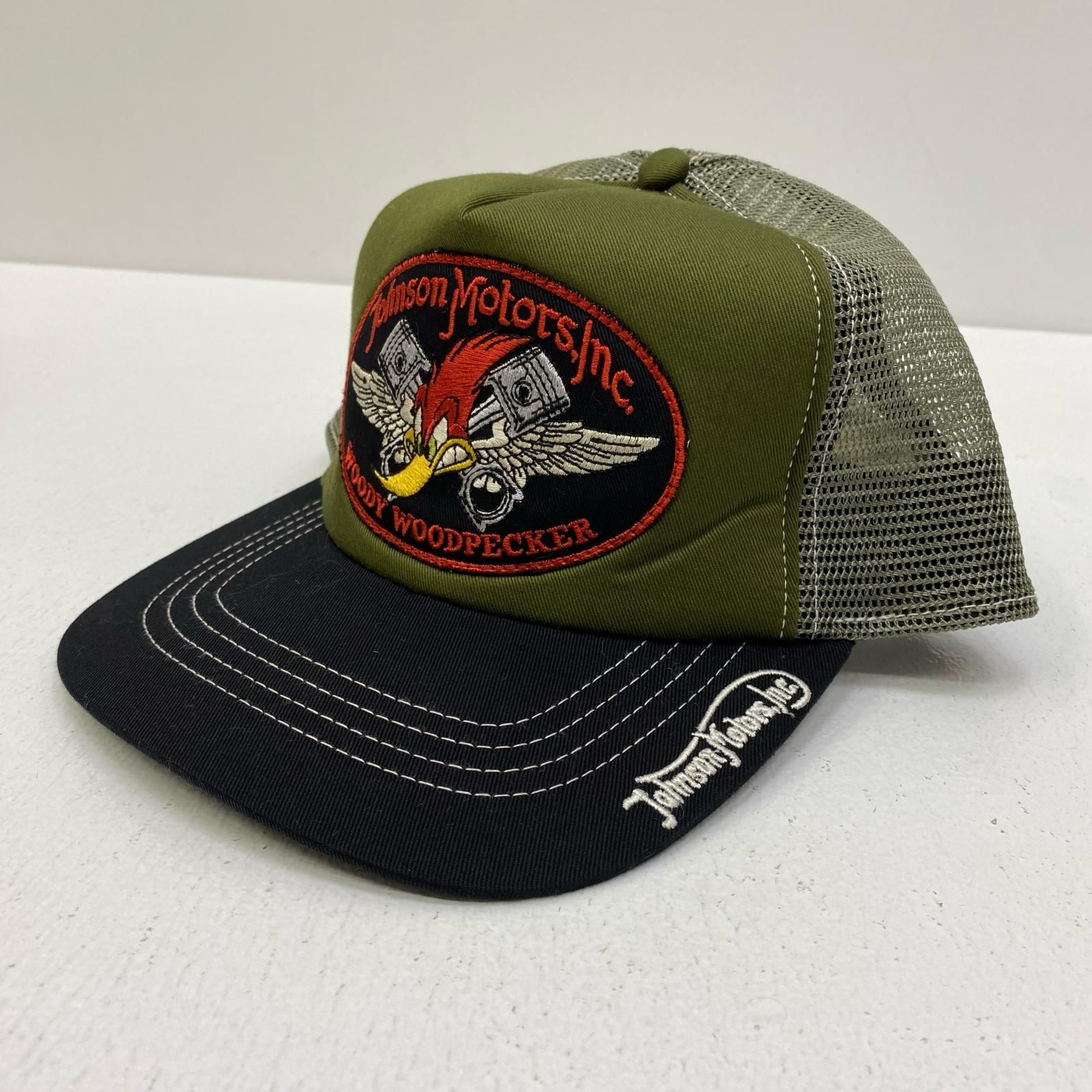 【加古川店】 中古 TOYS McCOY | トイズマッコイ キャップ woody woodpecker mesh cap johnson motors tma2402 カーキ 【118】