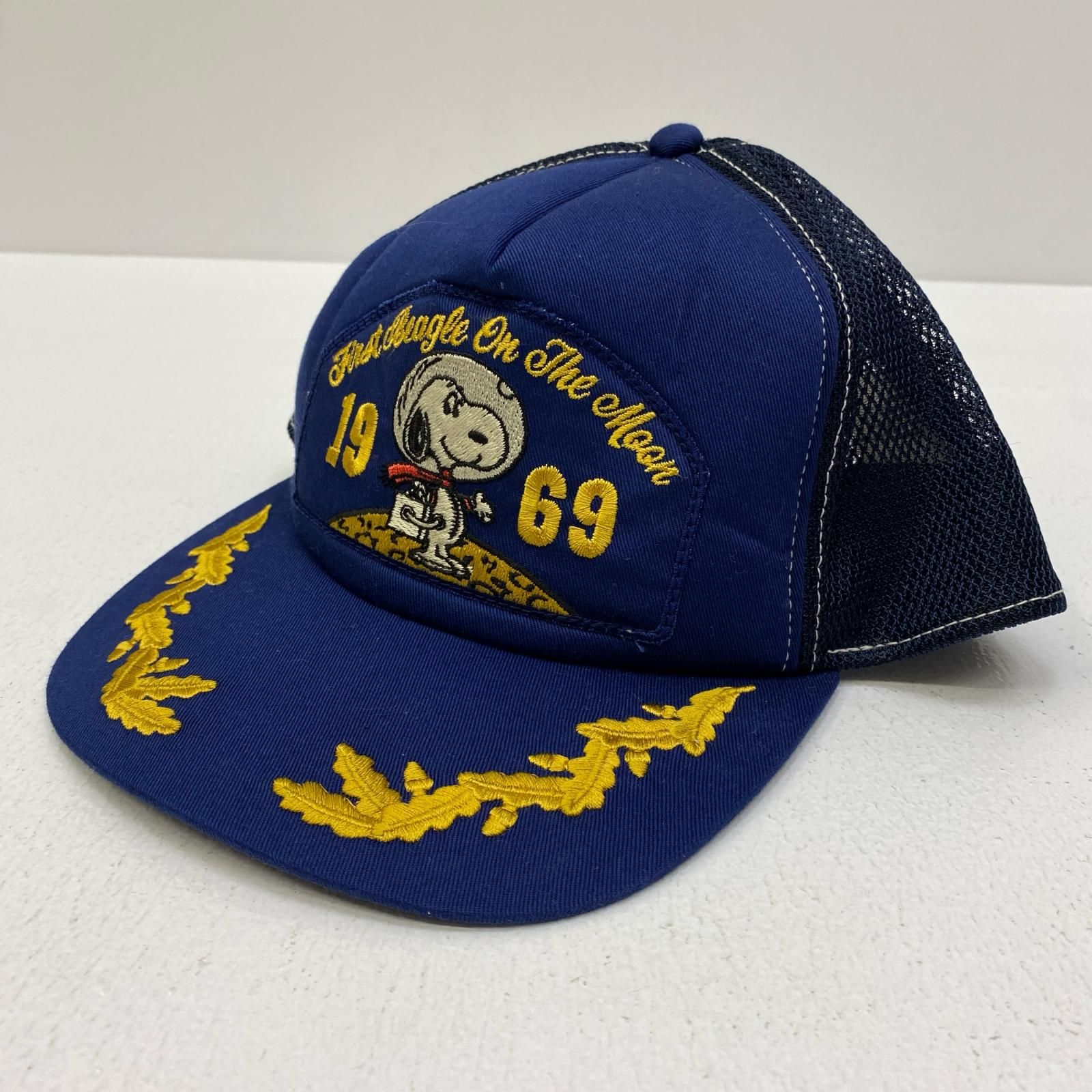 【加古川店】 中古 TOYS McCOY | トイズマッコイ キャップ snoopy mesh cap first beagle on the moon tma2403 ブルー 【118】