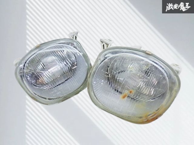 ☆希少☆ TOYOTA トヨタ 純正 ST202 セリカ ハロゲン ハイビーム用 ヘッドライト ヘッドランプ レンズ 左右 セット KOITO 20-330 即納 棚
