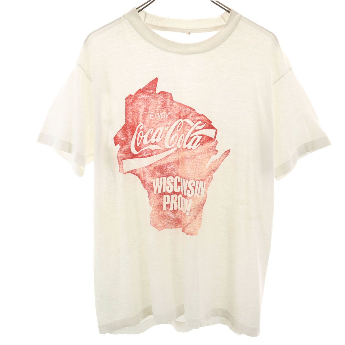 90s オールド コカコーラ 半袖 シングルステッチ Tシャツ ホワイト 