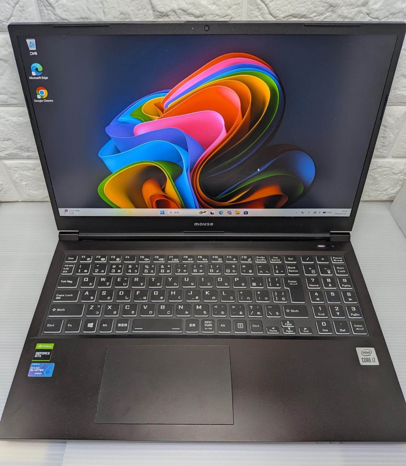 ★ 第10世代 i7-10759H GeForce GTX 1650Ti 32GB 2TB マウスコンピューター GTUNE P5-H-CMLAB SSD Windows11 バッテリー交換済