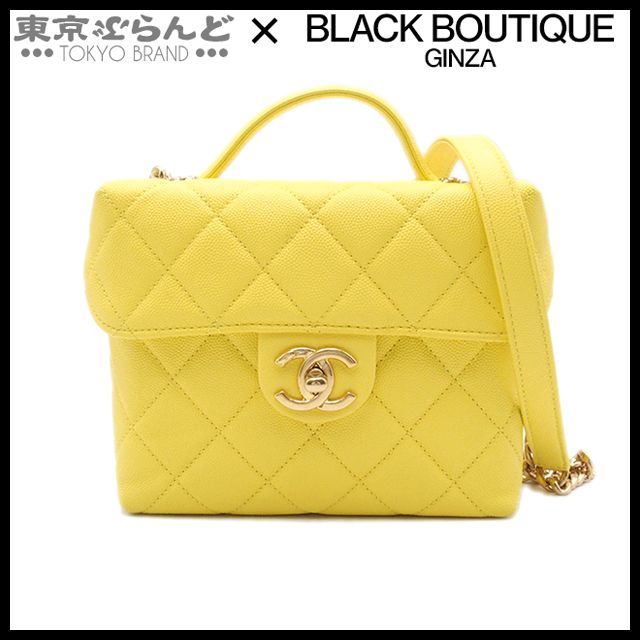 限定セールCHANEL マトラッセ キャビアスキン バニティバッグ ゴールド金具 シャネル CHANEL バニティバッグ AS3729 イエロー ゴールド金具