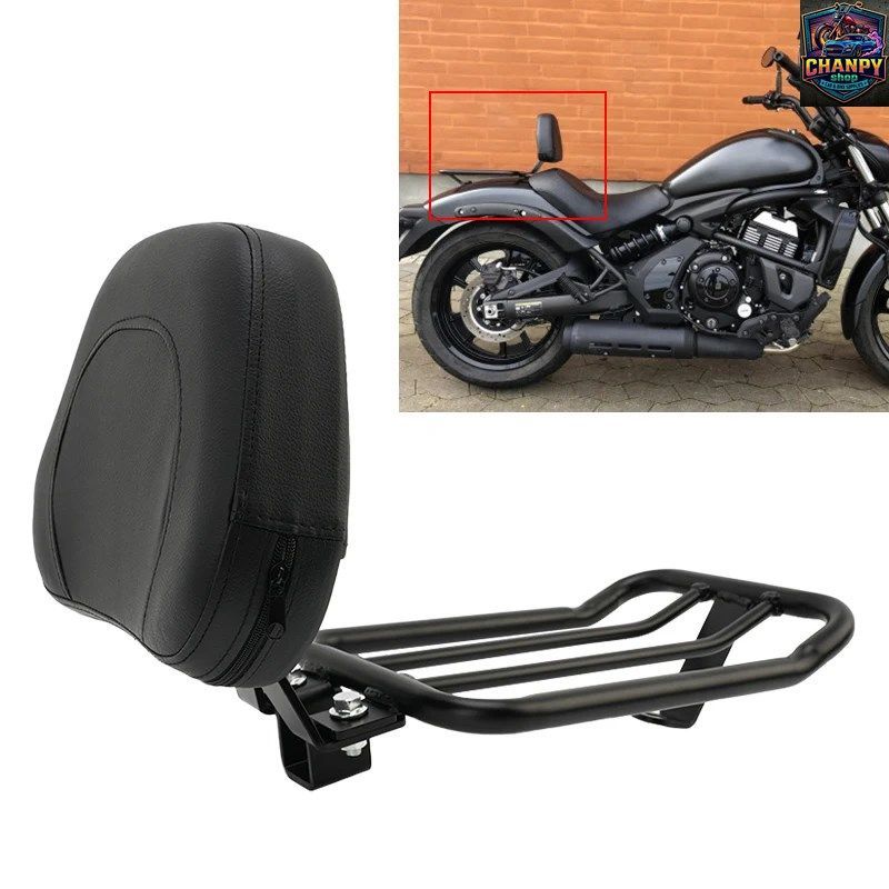 オートバイ用パッセンジャーバックレスト シーシーバーラック カワサキ バルカンS VN EN 650 VN650 EN650 2015-2023
