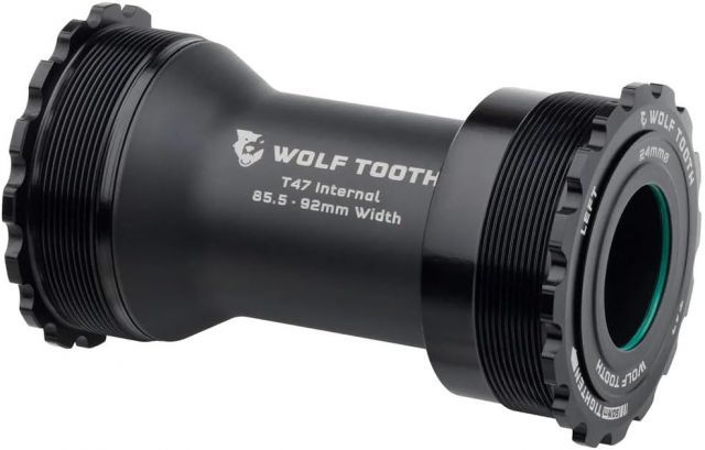 (最短即日発送) Wolf Tooth T47 インターナルボトムブラケット 24mm Shimano対応 ブラック 送料無料