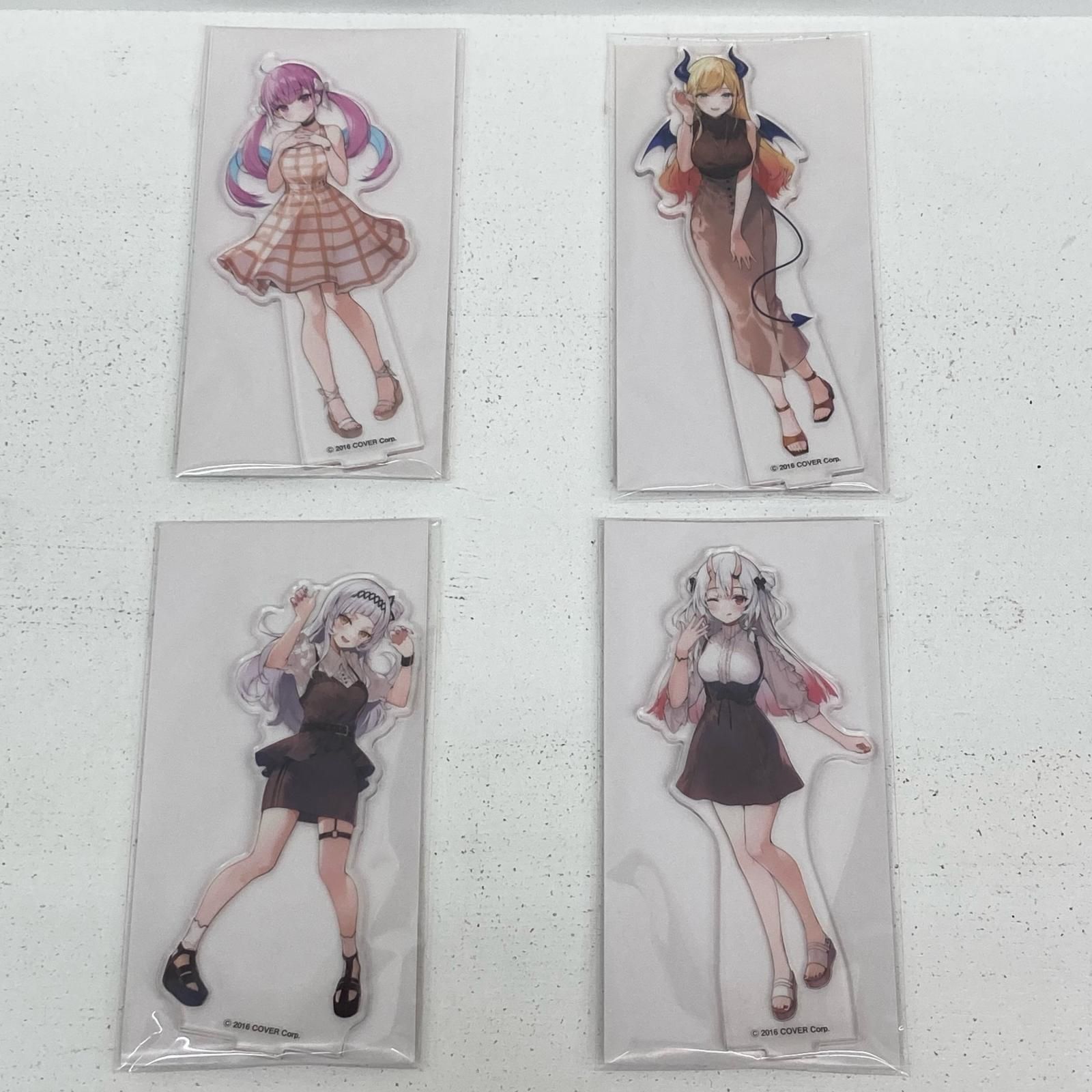イオン広店】 ホロライブ 推しチョコ アクリルスタンド 4種セット 明治