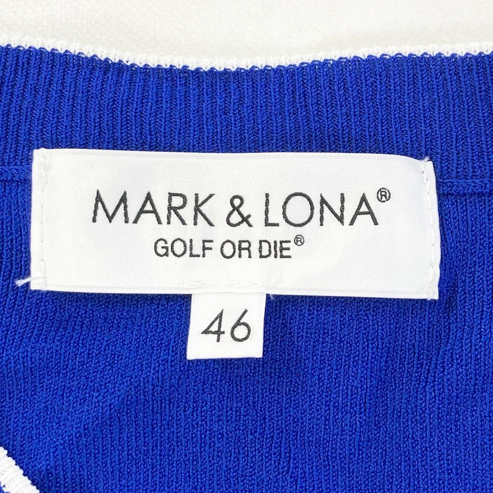 サイズ：46 MARK&LONA マークアンドロナ 2025年モデル Vネック ニット