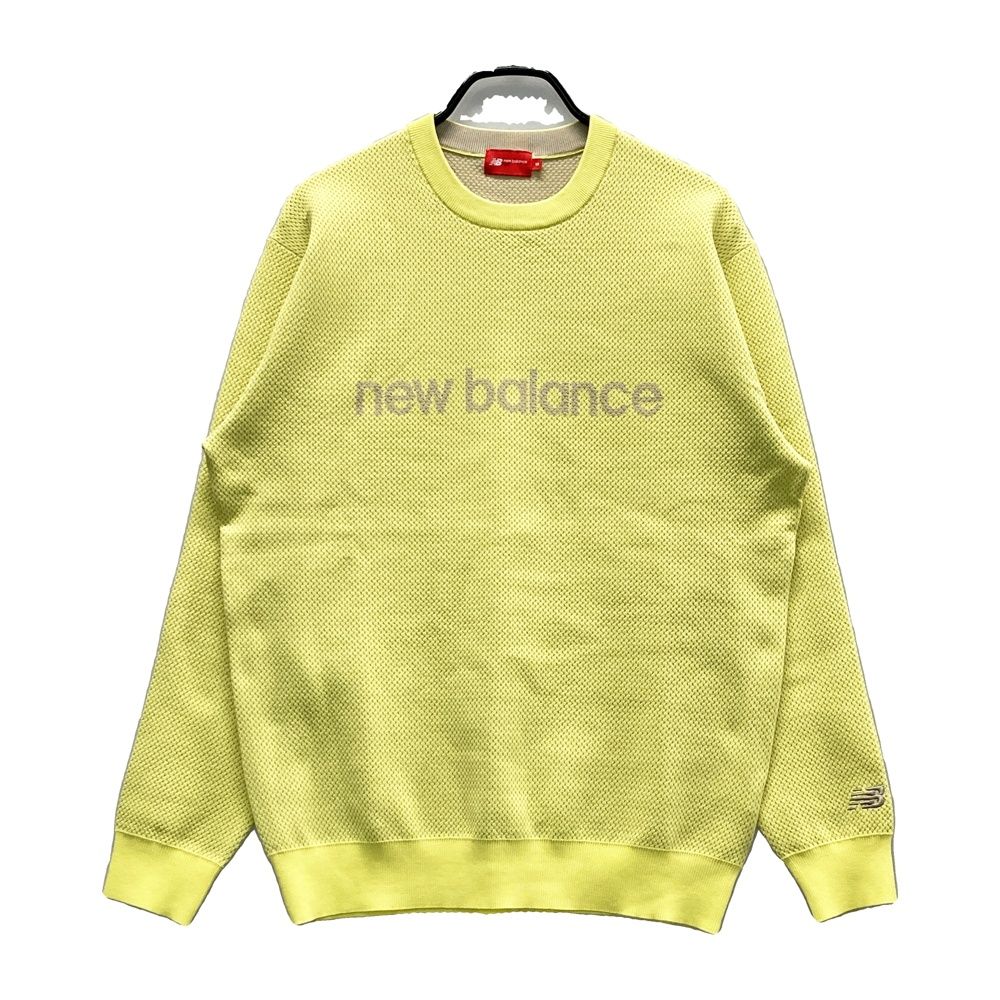 サイズ：5 NEW BALANCE GOLF ニューバランス 2025年 ニット セーター イエロー系 [240101620471] ゴルフウェア メンズ ストスト