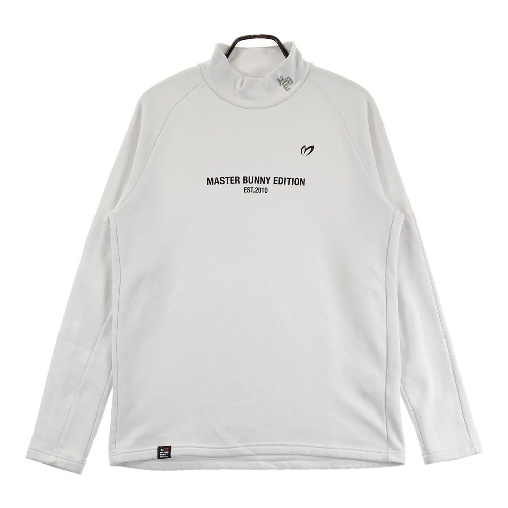 サイズ：6 MASTER BUNNY EDITION マスターバニーエディション 長袖ハイネックTシャツ ホワイト系 [240101701585] ゴルフウェア メンズ ストスト