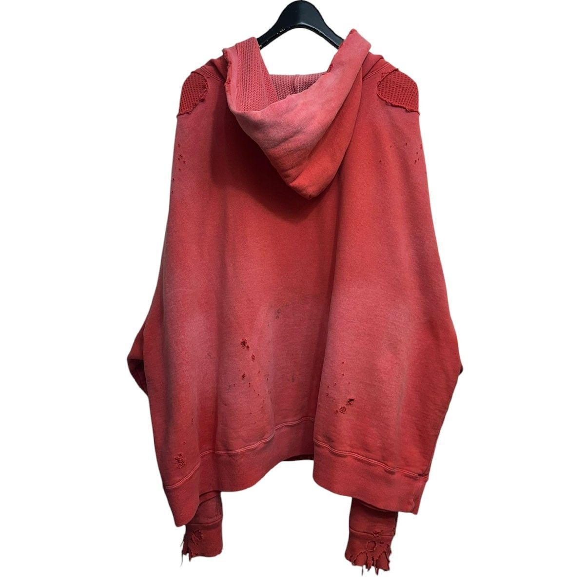 READYMADE 24AW DOUBLE FACE HOODIE ダメージ加工ダブルフェイス 