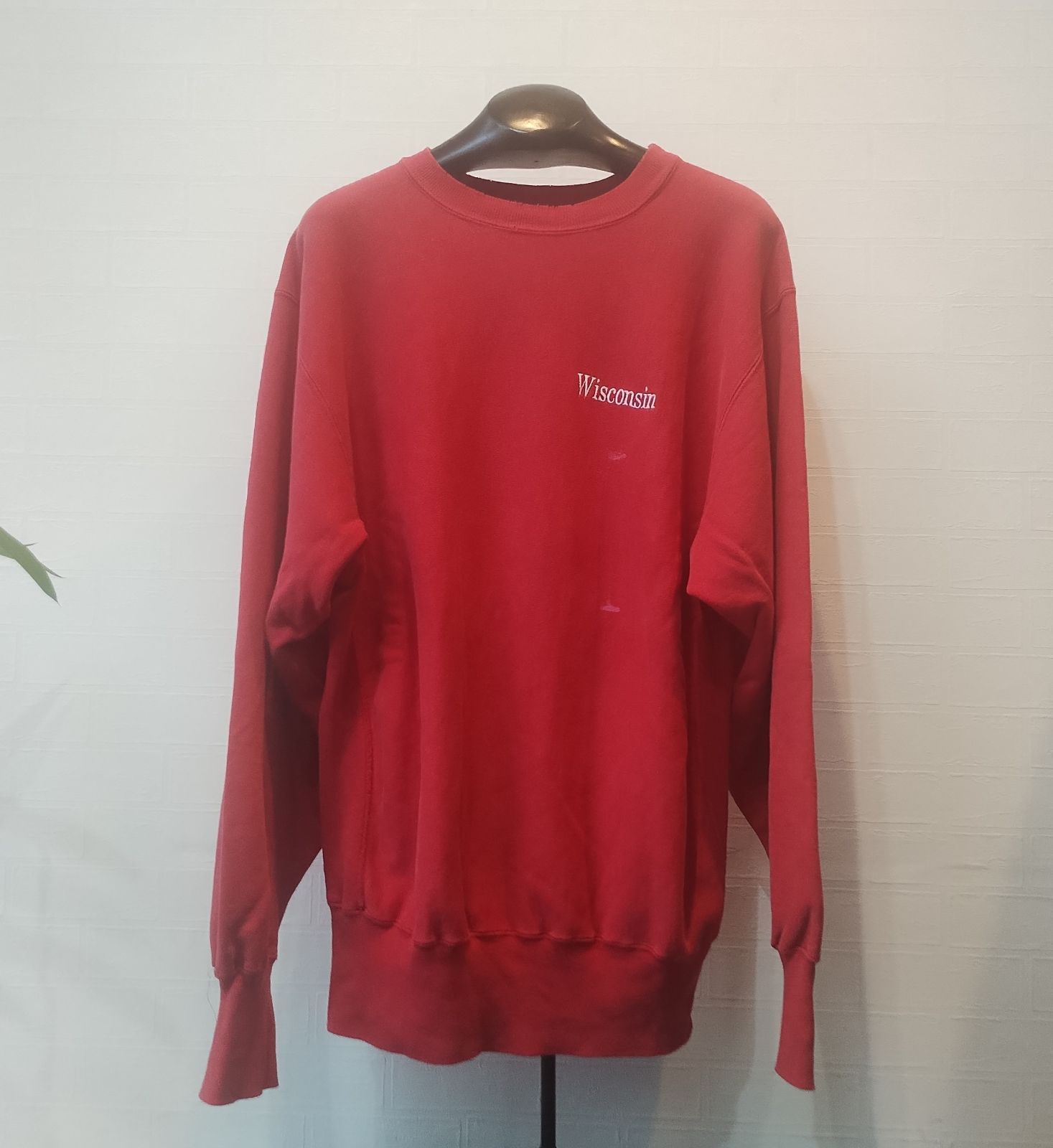 ■ 90s vintage ■ Champion チャンピオン REVERSE WEAVE リバースウィーブ ワンポイント刺繍 クルーネックスウェット ■ Made in USA アメリカ製 ■ YYY1019