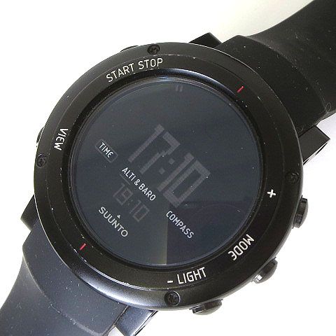 スント SUUNTO 腕時計 コアディープブラック ALU DEEP BLACK 黒 ブラック 電池交換 オーバーホール済