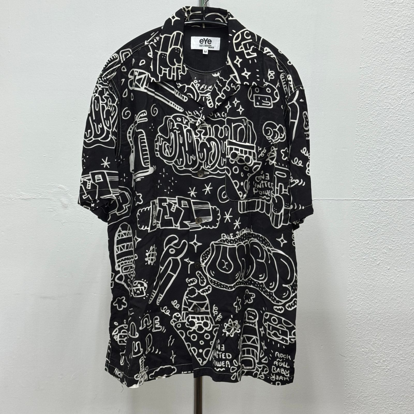 eYe JUNYA WATANABE MAN 半袖シャツ アロハシャツ Mサイズ 【C7836