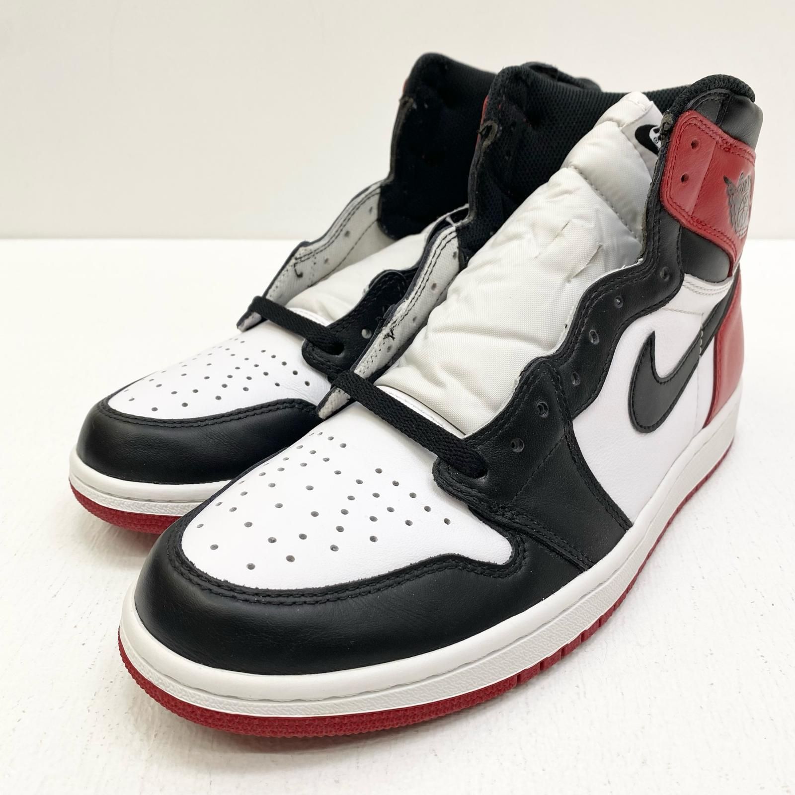 【加古川店】 中古 NIKE | ナイキ スニーカー Air Jordan 1 Retro High OG 'Black Toe' 555088-125 レッド 28cm 【126】