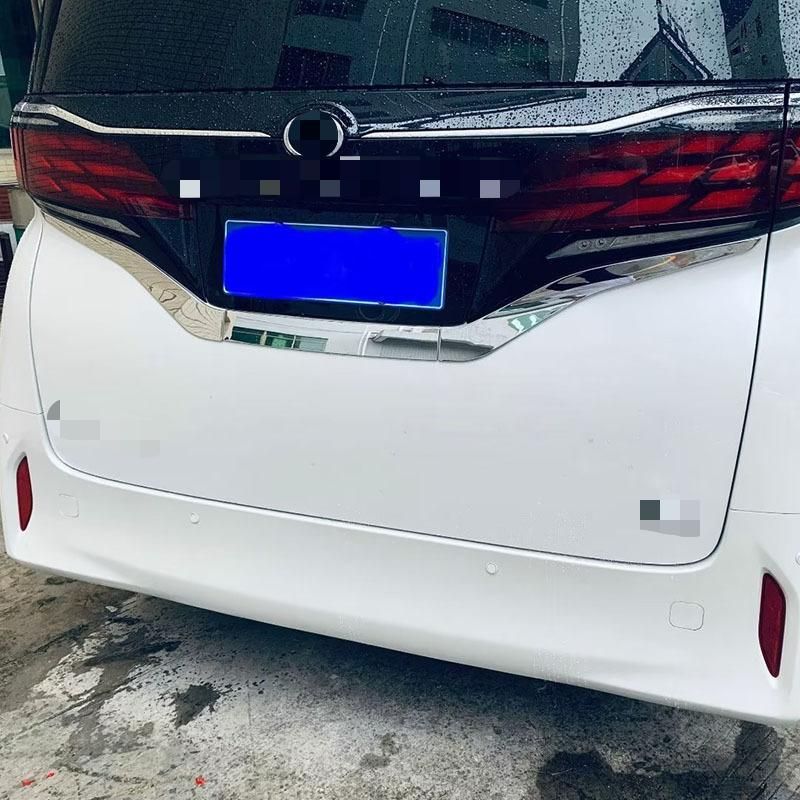 【送料無料】トヨタ アルファード ヴェルファイア 40型 Toyota Alphard Vellfire 40 2023 専用 リアライセンスプレート ロアガーニッシュ シルバー/ピアノブラック/カーボン調 3色選択可 ドレスアップ 傷防止 高級感 簡単装着