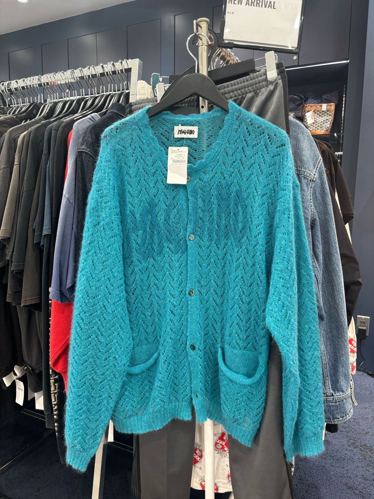 MAGLIANO (マリアーノ) LOGO 5B MOHAIR CARDIGANG MAGLIANO24FP-1 ロゴ