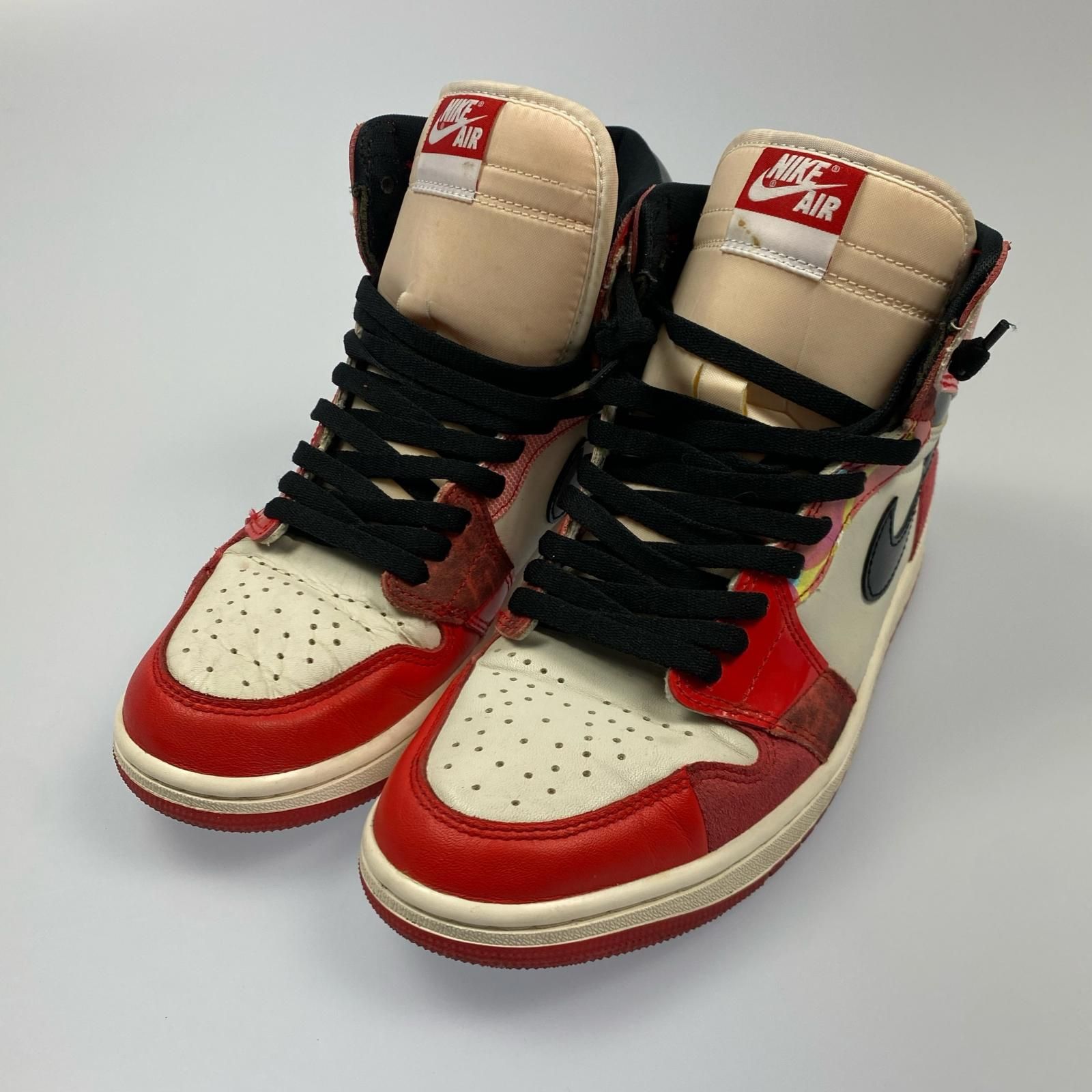 【姫路東店】 中古 NIKE | ナイキ×SPIDER-MAN スニーカー AIR JORDAN 1 HIGH OG SP DV1748-601 2023S/S サイズ:27.0cm レッド 【126】