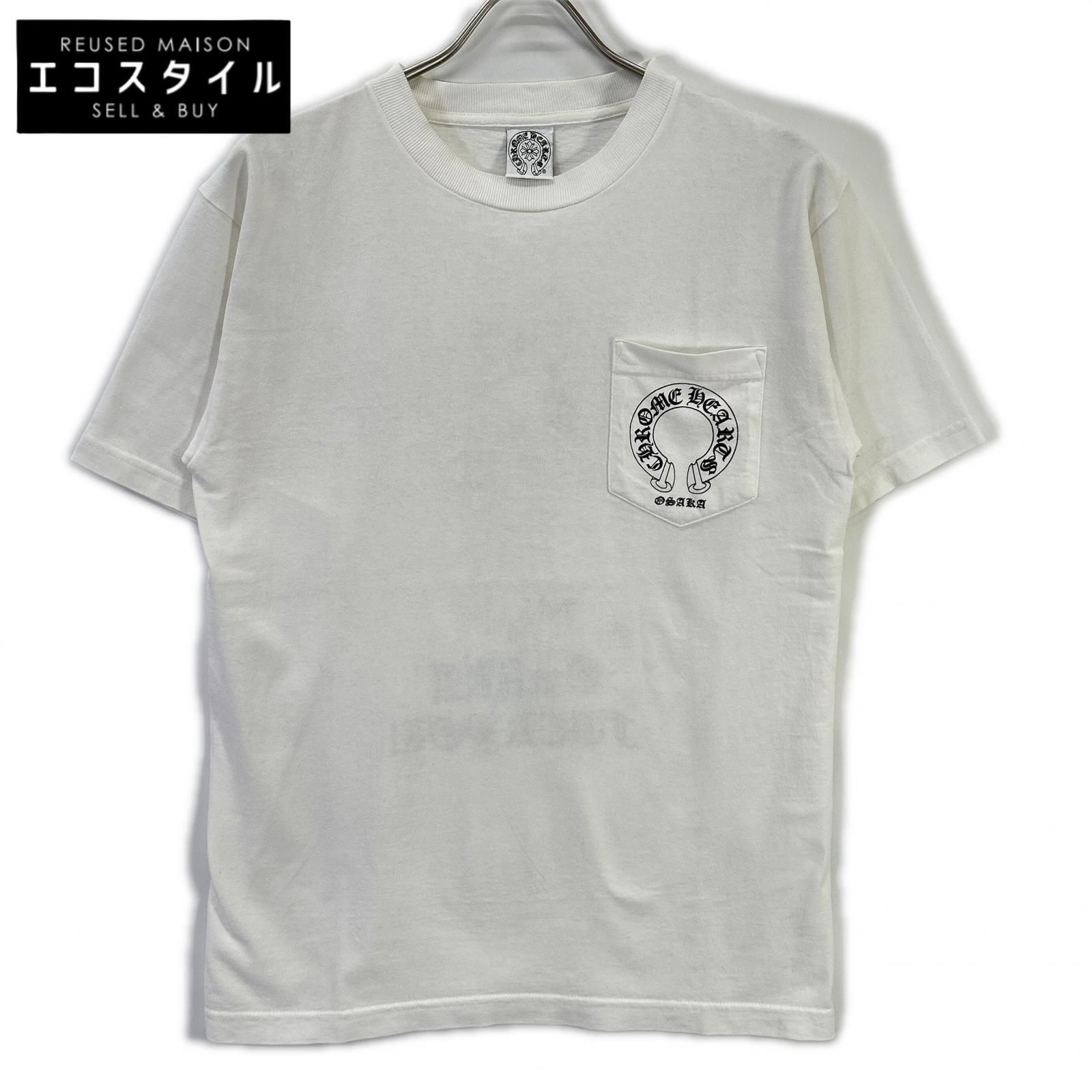 Chrome hearts　クロムハーツ　ホワイト コットン100 OSAKA FUCK YOU プリントTシャツ　M