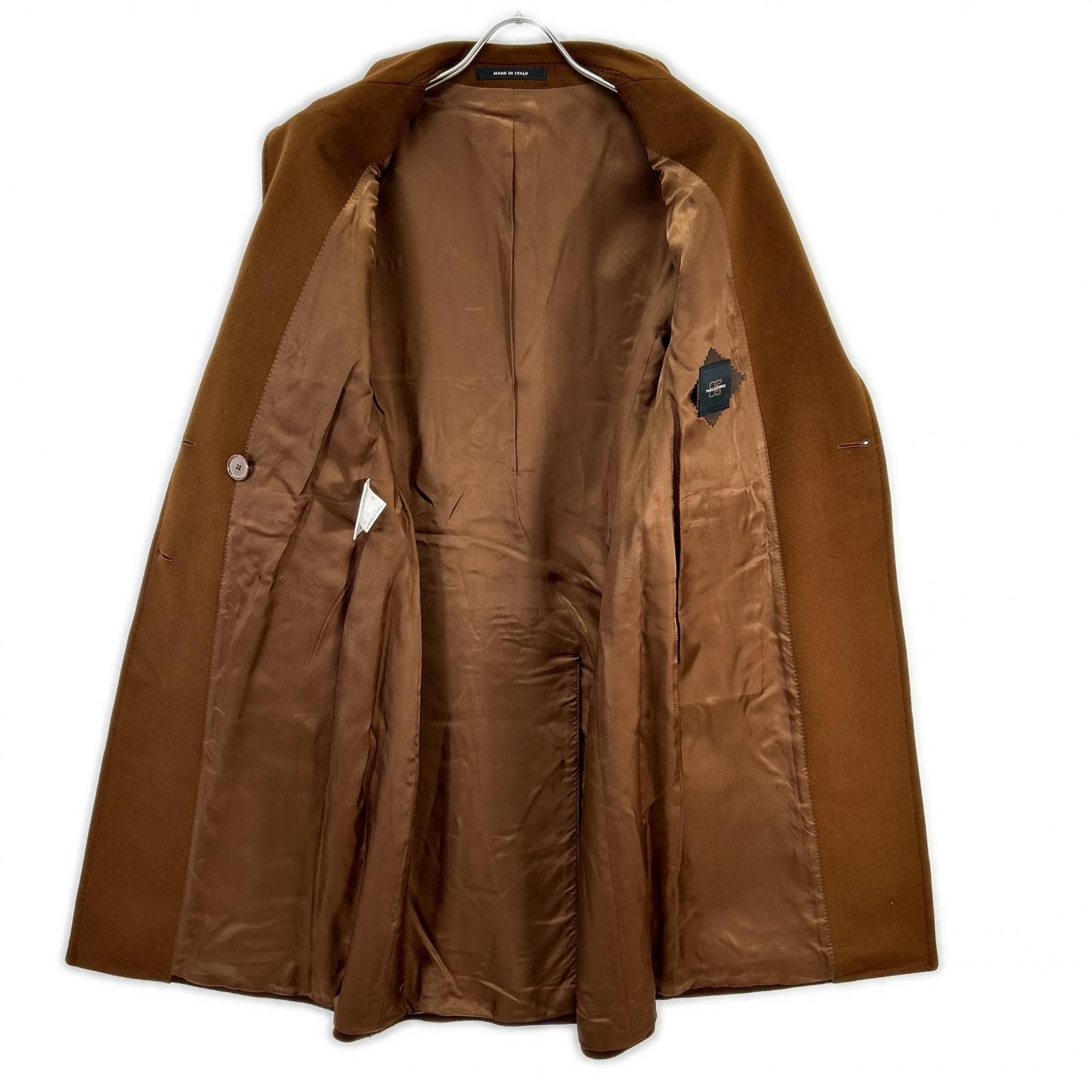TAGLIATORE タリアトーレ ブラウン 金ボタン ダブルブレスト コート 40