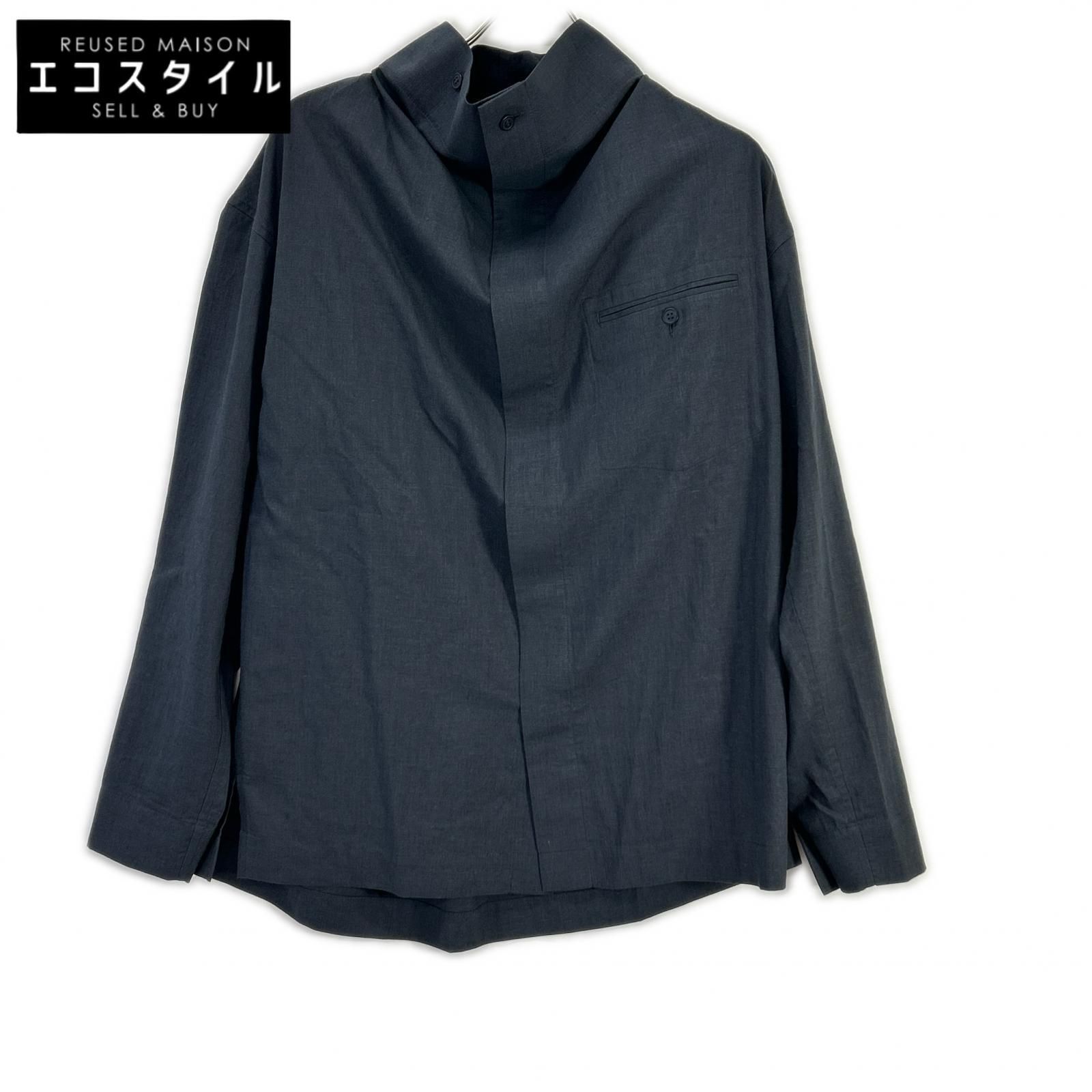 HOMME PLISSE ISSEY MIYAKE　オムプリッセ イッセイミヤケ　グレー HP61FJ321 PL RAMIE SHIRT　2