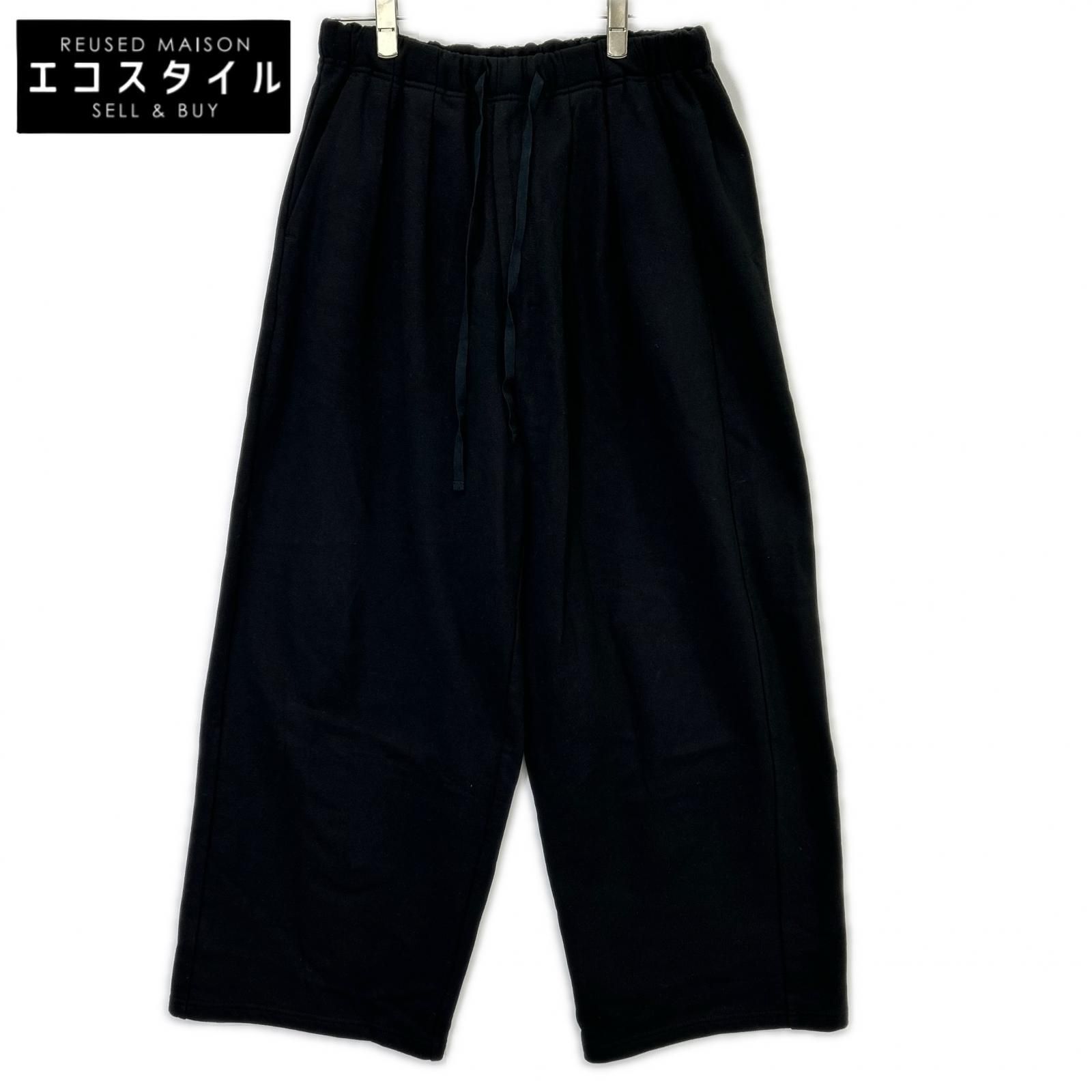 ANCELLM　アンセルム　26SS ANC-PT120 ブラック 2TUCK SWEAT PANTS スウェットパンツ　1