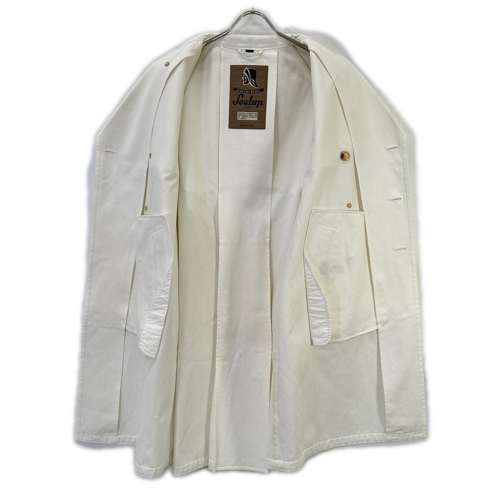 Sealup シーラップ 11414/96191 ホワイト コットン100 トレンチコート