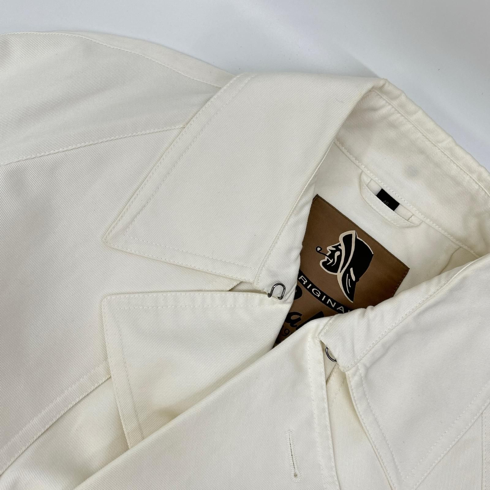 Sealup シーラップ 11414/96191 ホワイト コットン100 トレンチコート 46 Sealup シーラップ 11414/96191 ホワイト コットン100 トレンチコート